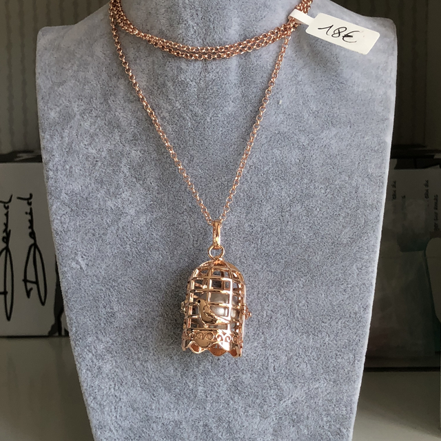 Bola plaqué or rose