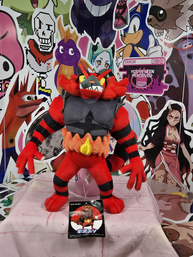Pokemon Centre - Incineroar Plushie