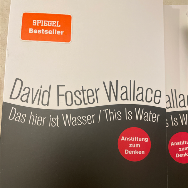 this is water (bilingual en/de) david foster wallace