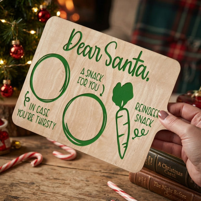 Santa Snack Board