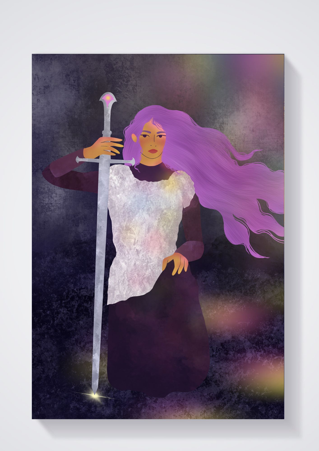 Tirage d'art Chevaleresse