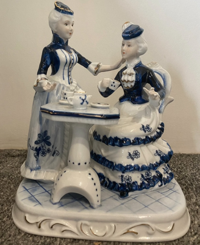Vintage tea party figurine