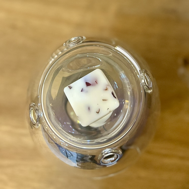 Iridescent Glass Hand Blown Wax Burner