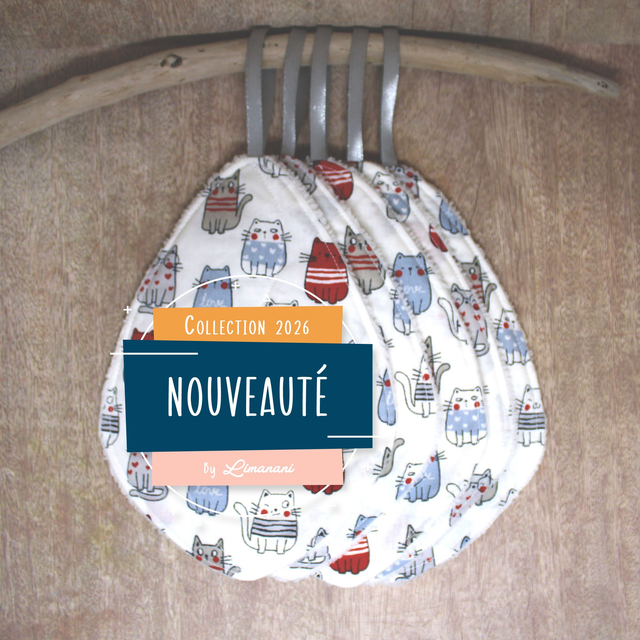 PEPA Les Lingettes à Nénette Feuille d'Eau, douces, réutilisables et pleines d’humour