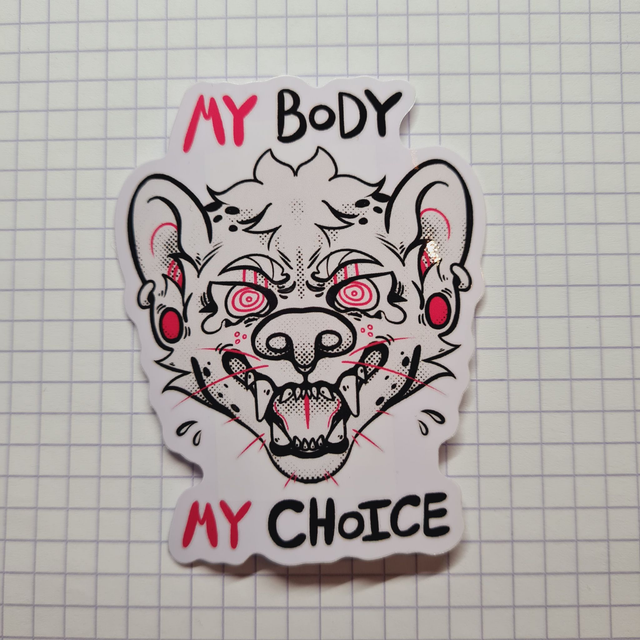 My Body My Choice Sticker