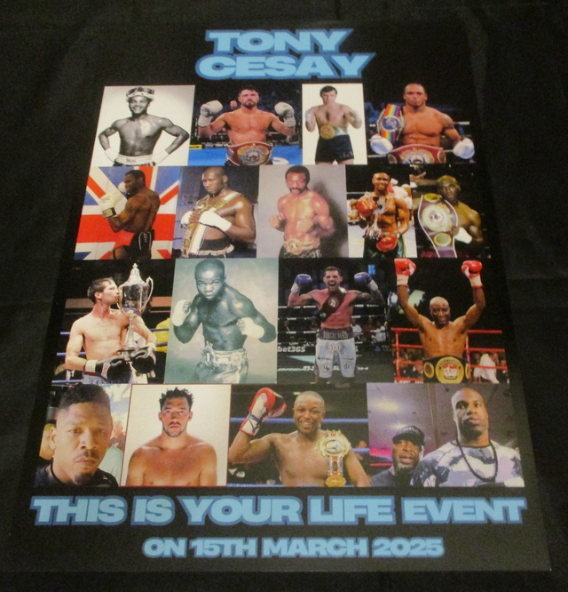 Tony Cesay This Is Your Life A3 Poster