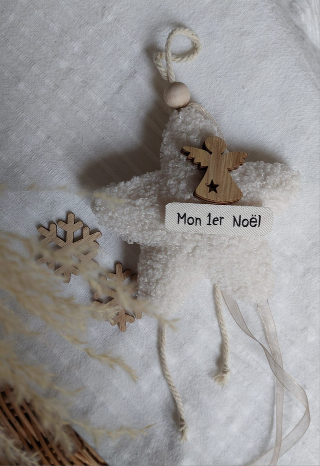 Etoile &quot; mon 1er Noël&quot;