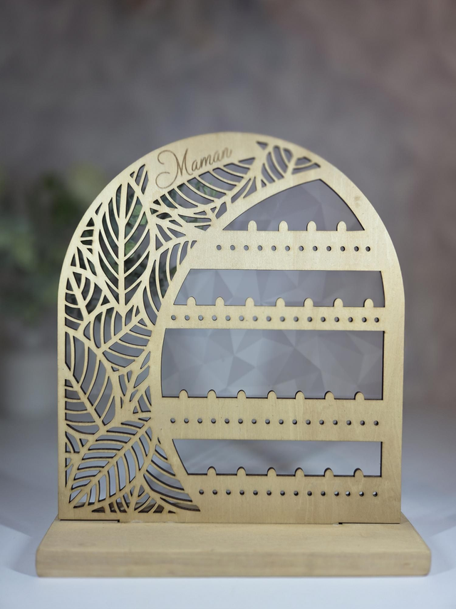Porte bijoux personnalisé "feuillage"