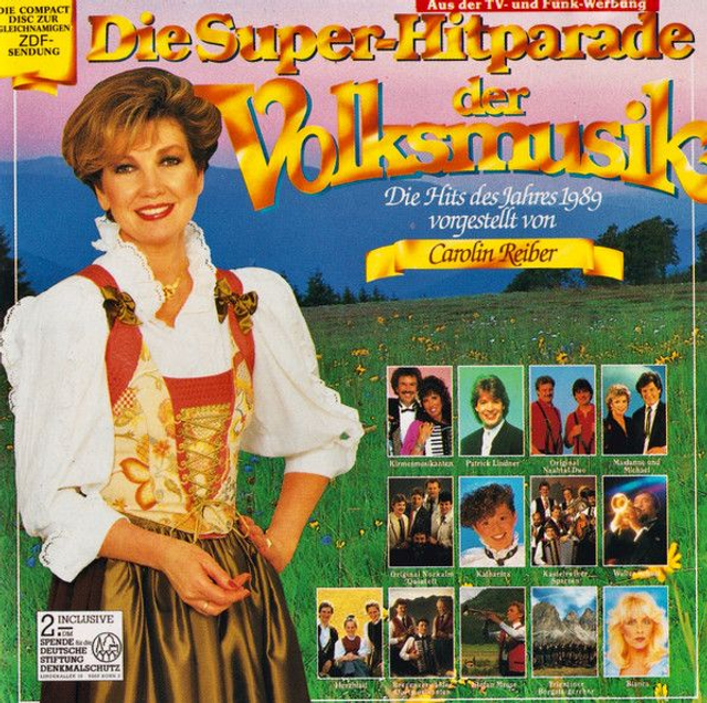 Various ‎– Die Super-Hitparade Der Volksmusik - Die Hits Des Jahres 1989 Audio CD