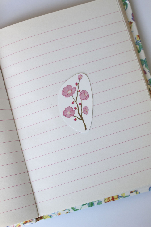 Sticker « Branche de fleurs »    