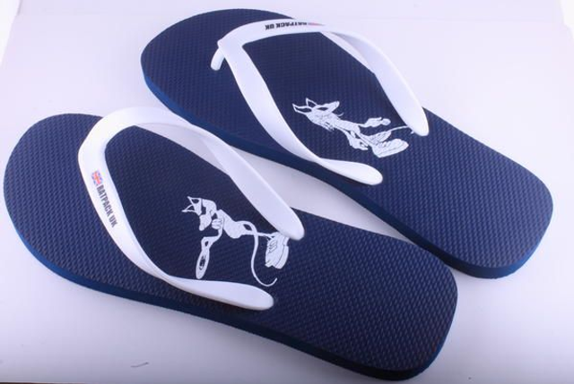 Ratpack Blue &amp; White Flip Flops XL 10UK