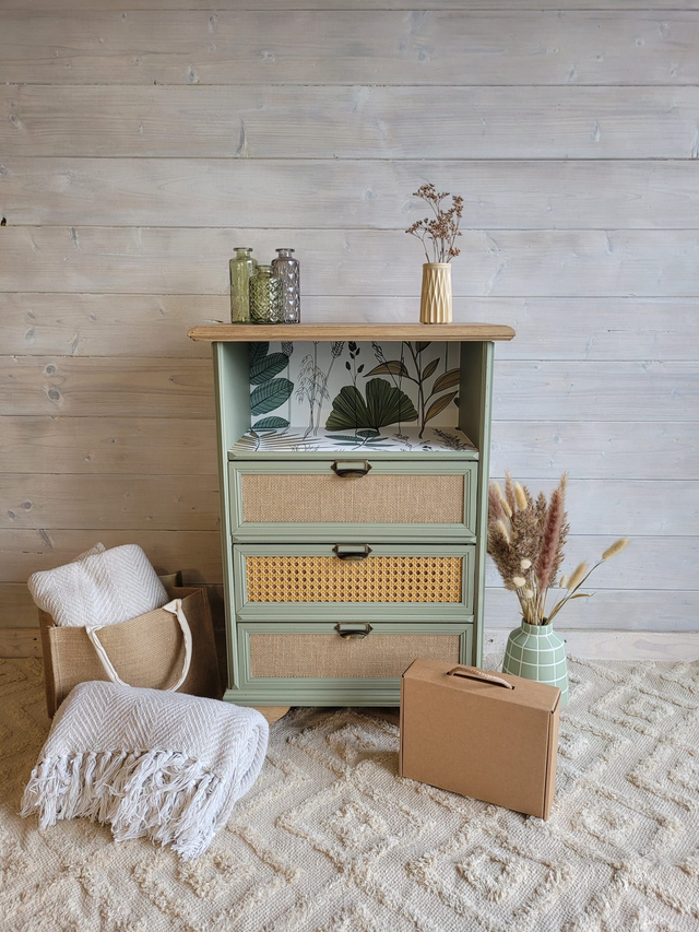 Petit chiffonnier style naturel