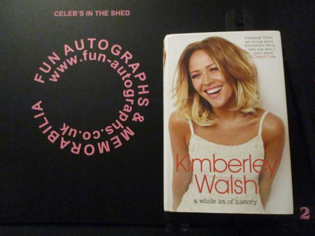 Kimberley Walsh 'A Whole Lot Of History' Authentic Autographed Hardback Book (2)