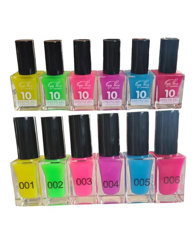 Vernis à ongles tenue 10 jours – 6 couleurs