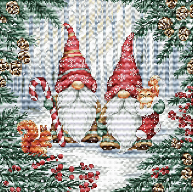 Forest Friends Cross Stitch Kit by Luca-s
