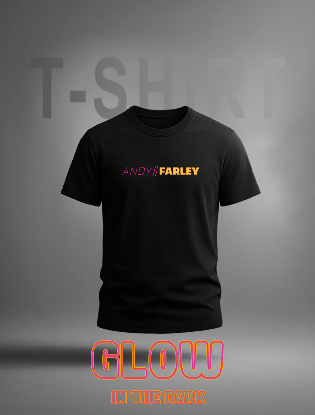 Andy Farley Pure Glow T-Shirt (Pink Day / Neon Orange Dark/UV)