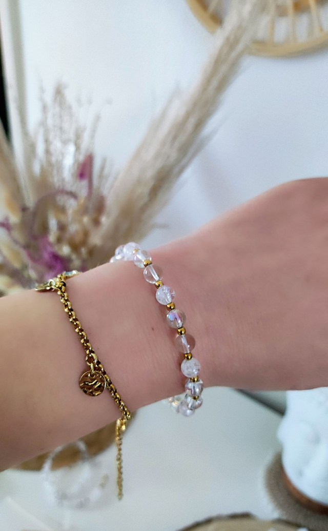 Bracelet "Nouveau départ" Cristal de roche