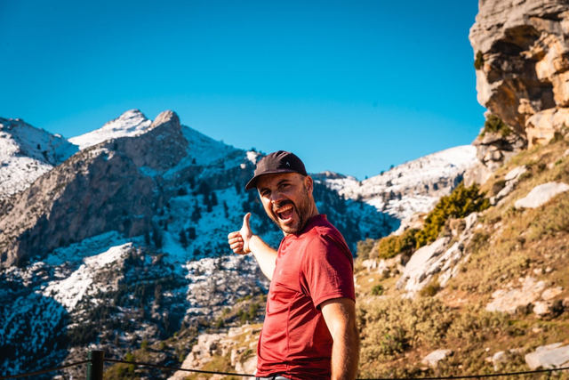 Pico de los Enamorados por Tajo de la Caina