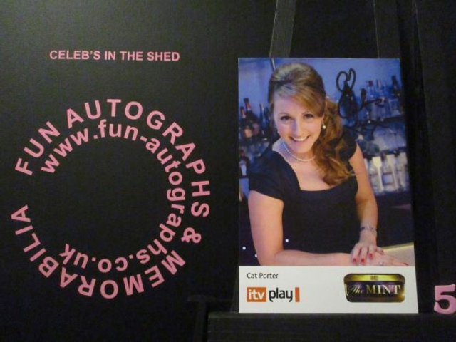 Cat Porter Authentic Autographed The Mint 6x4 Cast Card (5)