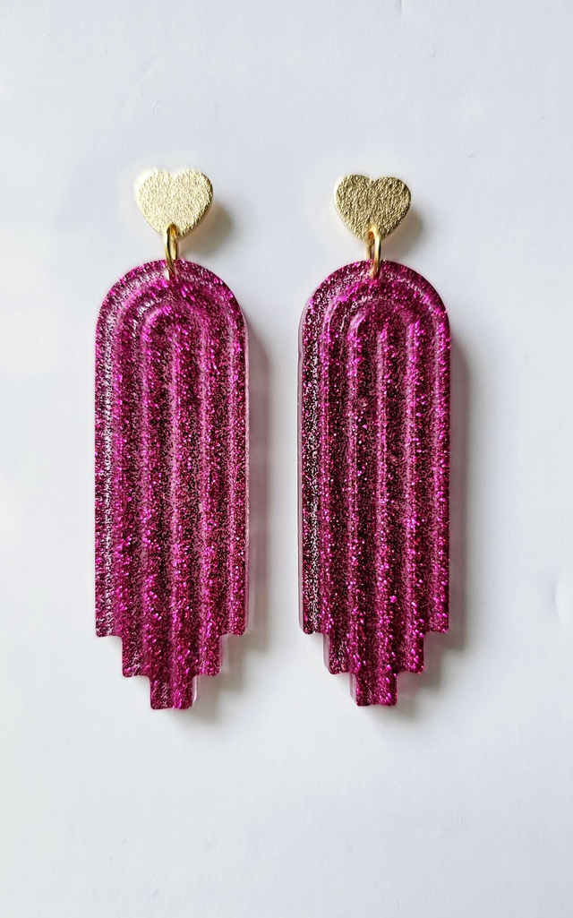 ARTY fuchsia pailleté 