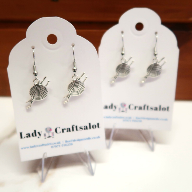 Knitting Earrings