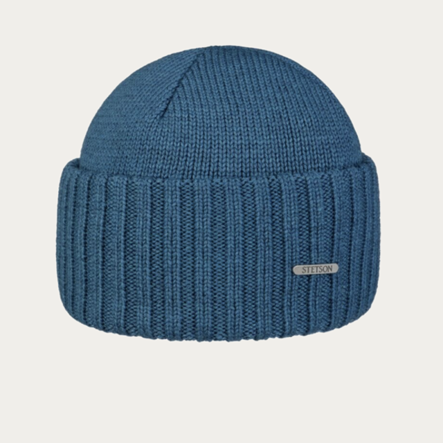 Stetson Beanie Merino Steel 