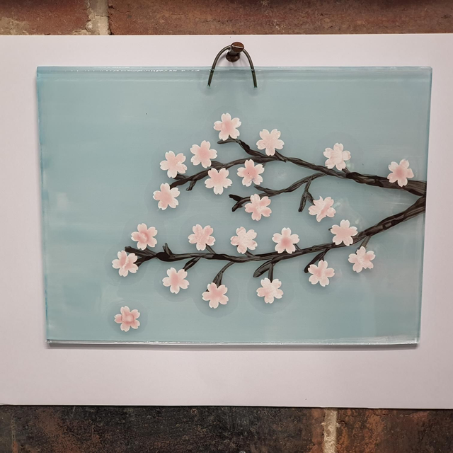 A5 Cherry blossom wall art