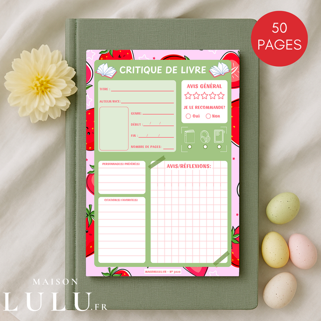 Bloc-Note Suivi, Avis, Résumé et Critique de Livres