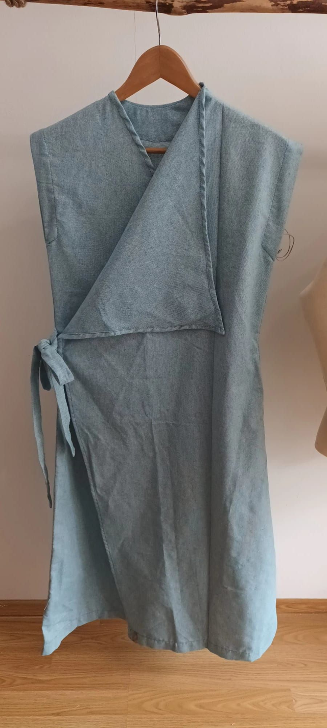Alentejo Linen Envelope Dress