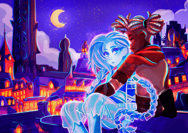 PRINT - Arcane - Jinx And Ekko