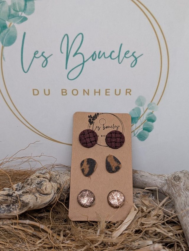 Lot de 3 paires de puces pu030