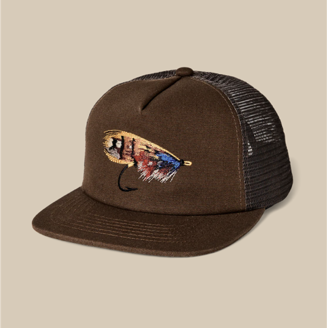 Filson Durham Ranger Trucker Mesh Cap Brown