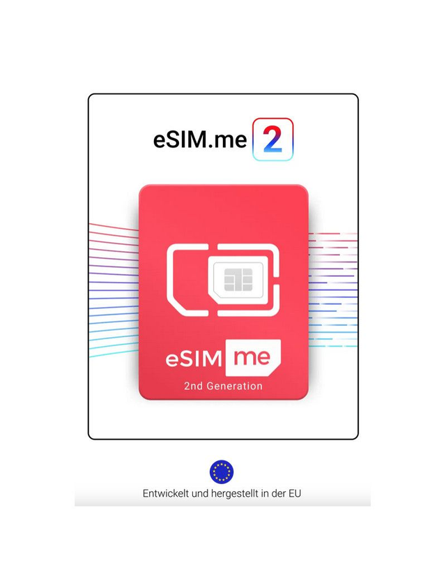 eSIM.me - physische eSIM Karte
