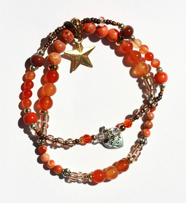 Bracelet Duo Perles d&#039;Harmonie - Ancrage-Etoile