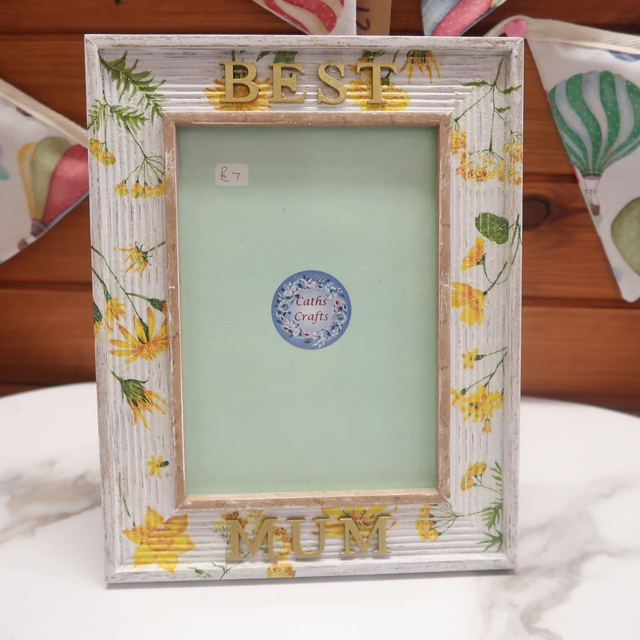 Decoupage Mother's Day Photo Frame 