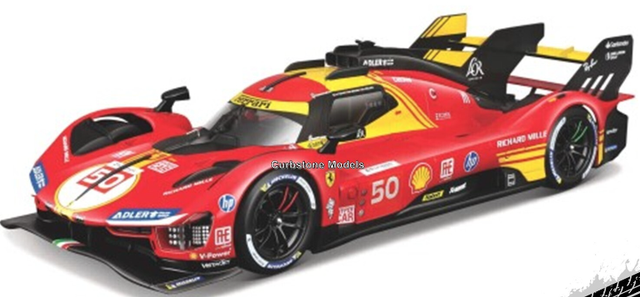 Ferrari 499P winner Le Mans 2024 Bburago 1:18