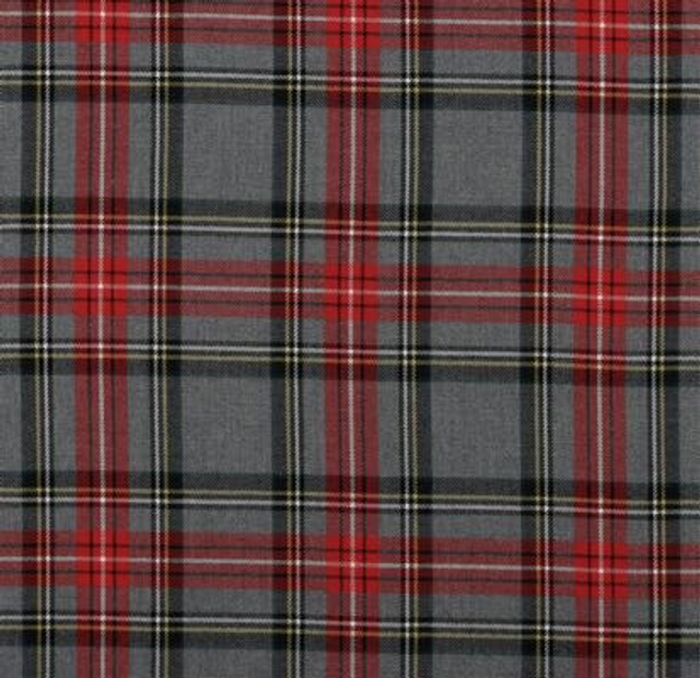 Tartan  - Grey/Red Check 