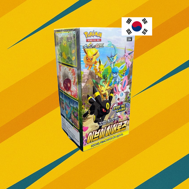 Pokémon TCG: Eevee Heroes Display Koreanisch 