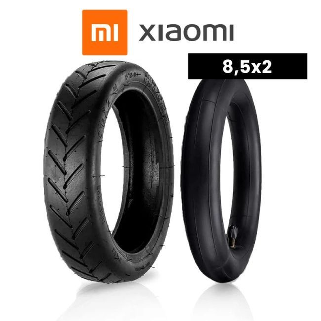 Neumático y Cámara 8.5×2 compatibles con Xiaomi