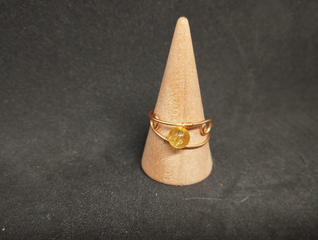 Bague en citrine