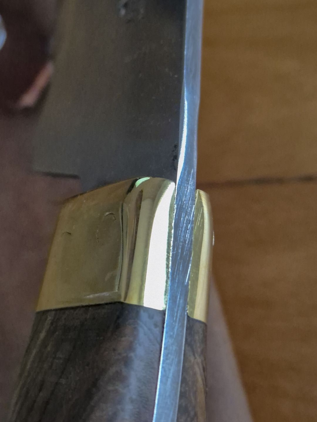 Faca Coreadeira Bruta Skinner 5 Pol Inox 420c Madeira Nobre