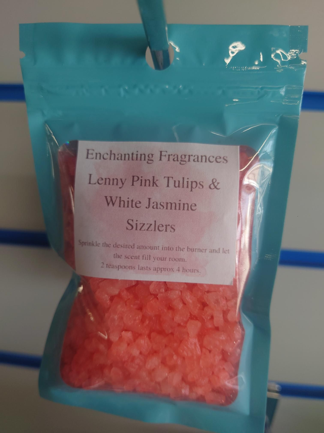 Sizzlers - Lenny Pink Tulips &amp; White Jasmine 