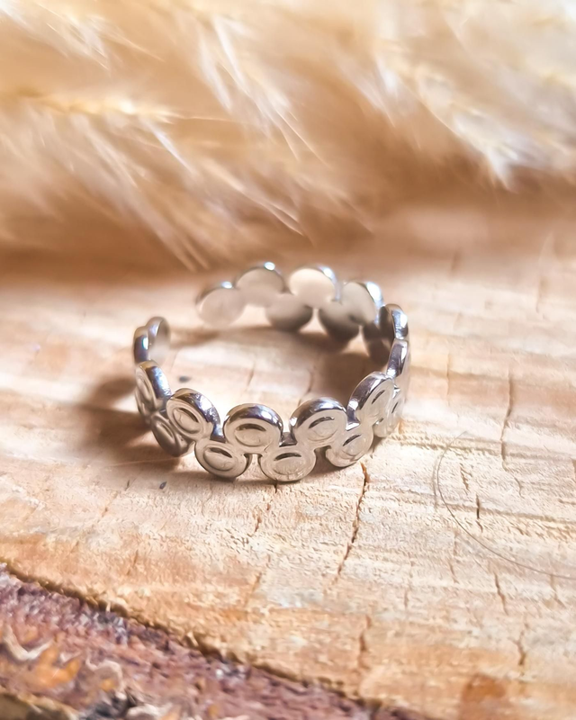 Bague "Rio" - Modèle argenté 