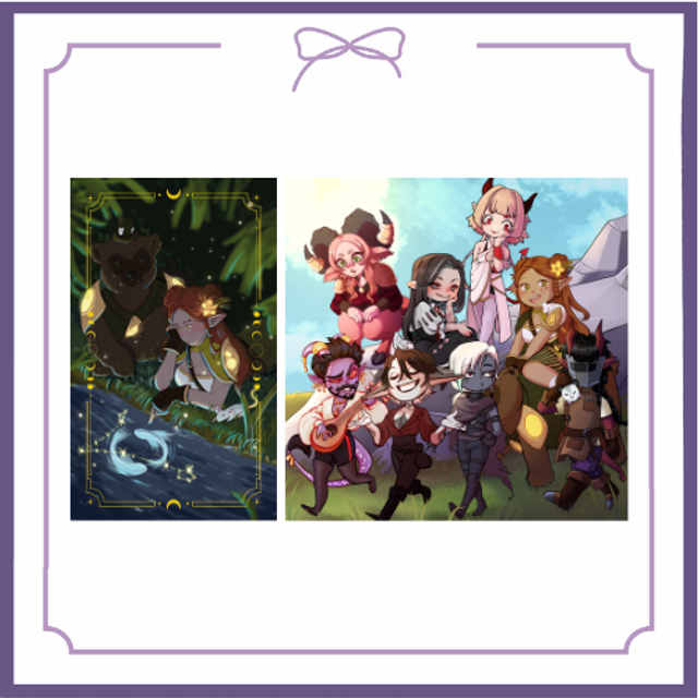 DnD Dokomi Collab Prints