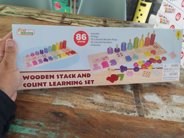 MONTESSORI APPRENDRE A COMPTER BOIS 86 PIECES