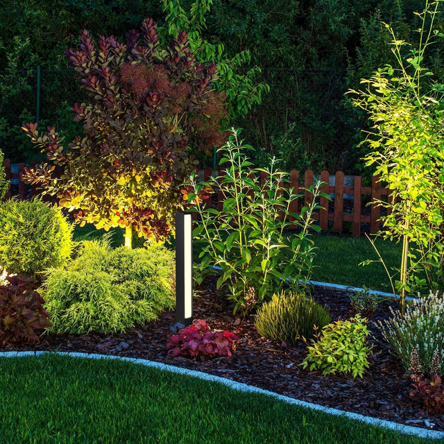 Zafferano Slat Lampe extérieur et intérieur Gris Foncé