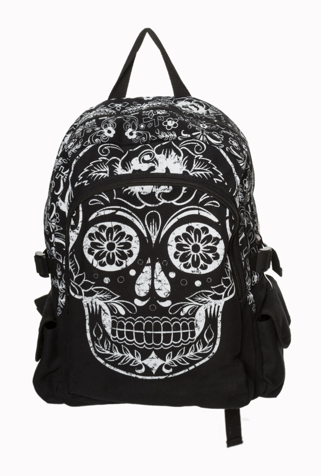 Banned Collins Sugar Skull Backpack