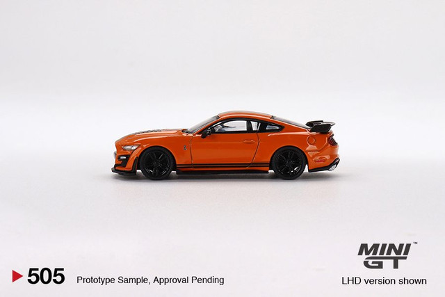 MGT00505 Mini GT 1/64 Ford Mustang Shelby GT500 Twister Orange (LHD)