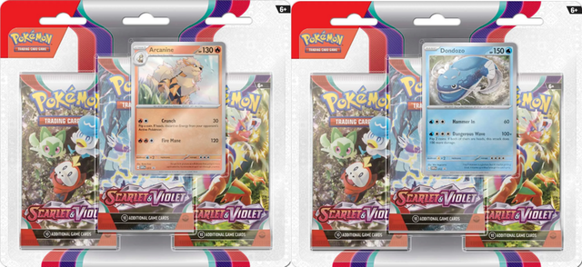 Scarlet & Violet 3 Pack Blister