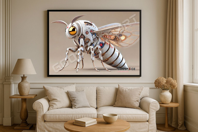 Cadre Papillon de nuit Cybernétique (04)